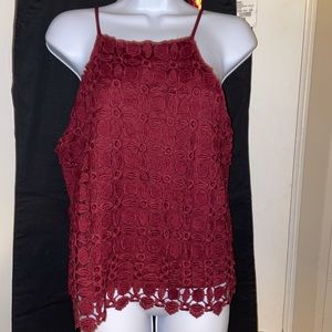 Woman’s size xl crochet tank top